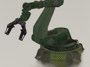 INDUSTRIAL VEHICLE GAME READY LOW POLY Modello 3D