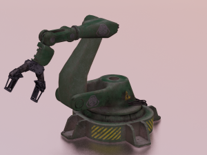 INDUSTRIAL VEHICLE GAME READY LOW POLY Modello 3D