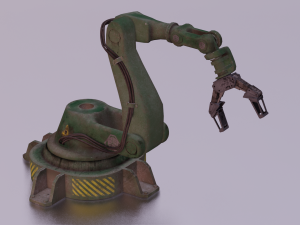INDUSTRIAL VEHICLE GAME READY LOW POLY Modello 3D