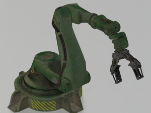 INDUSTRIAL VEHICLE GAME READY LOW POLY Modello 3D
