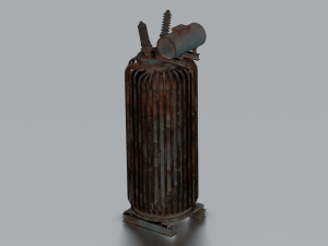 RUSTED MOTOR GAME READY LOW POLY 3Dモデル