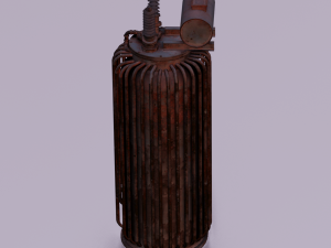 RUSTED MOTOR GAME READY LOW POLY 3Dモデル