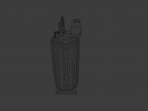 RUSTED MOTOR GAME READY LOW POLY 3Dモデル