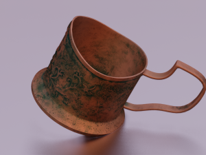 RUSTED JAR GAME READY LOW POLY 3D Model