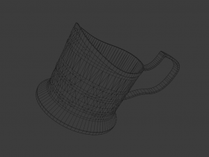 RUSTED JAR GAME READY LOW POLY 3D Model