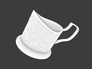 RUSTED JAR GAME READY LOW POLY 3D Model