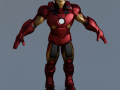 IRON MAN LOW POLY GAME READY Modèle 3D