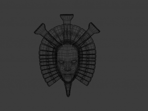 ANTIQUE MASK LOW POLY GAME READY 3D Модель