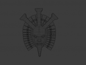 ANTIQUE MASK LOW POLY GAME READY 3D Модель