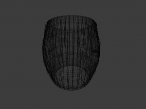 RUSTED BARREL LOW POLY GAMEREADY Modelo 3D