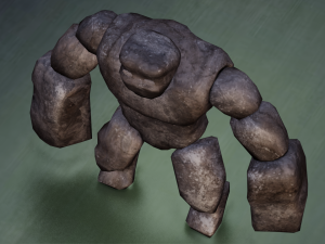Stone Monster - 3D Model by Phazan