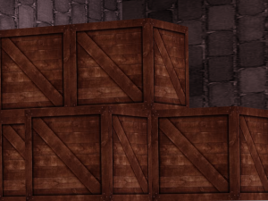WOODEN BOXES LOW POLY GAMEREADY Model 3D
