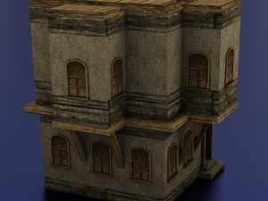 BUILDING LOW POLY GAMEREADY Modèle 3D