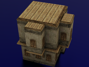 BUILDING LOW POLY GAMEREADY Model 3D