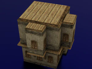 BUILDING LOW POLY GAMEREADY 3D Model