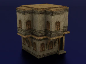 BUILDING LOW POLY GAMEREADY 3D Model