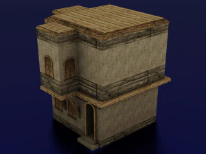 BUILDING LOW POLY GAMEREADY 3D Model
