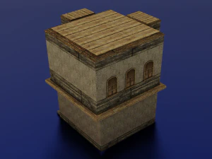 BUILDING LOW POLY GAMEREADY 3D Model