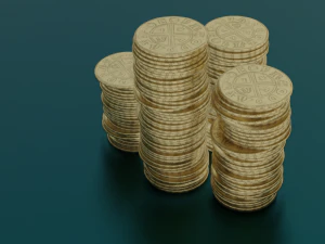 COINS GAME READY 3D MODEL 3D Model