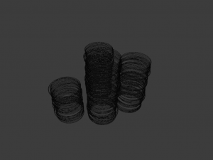 COINS GAME READY 3D MODEL Modelo 3D