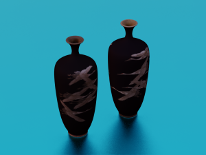 VASE GAME READY 3D MODEL 3Dモデル