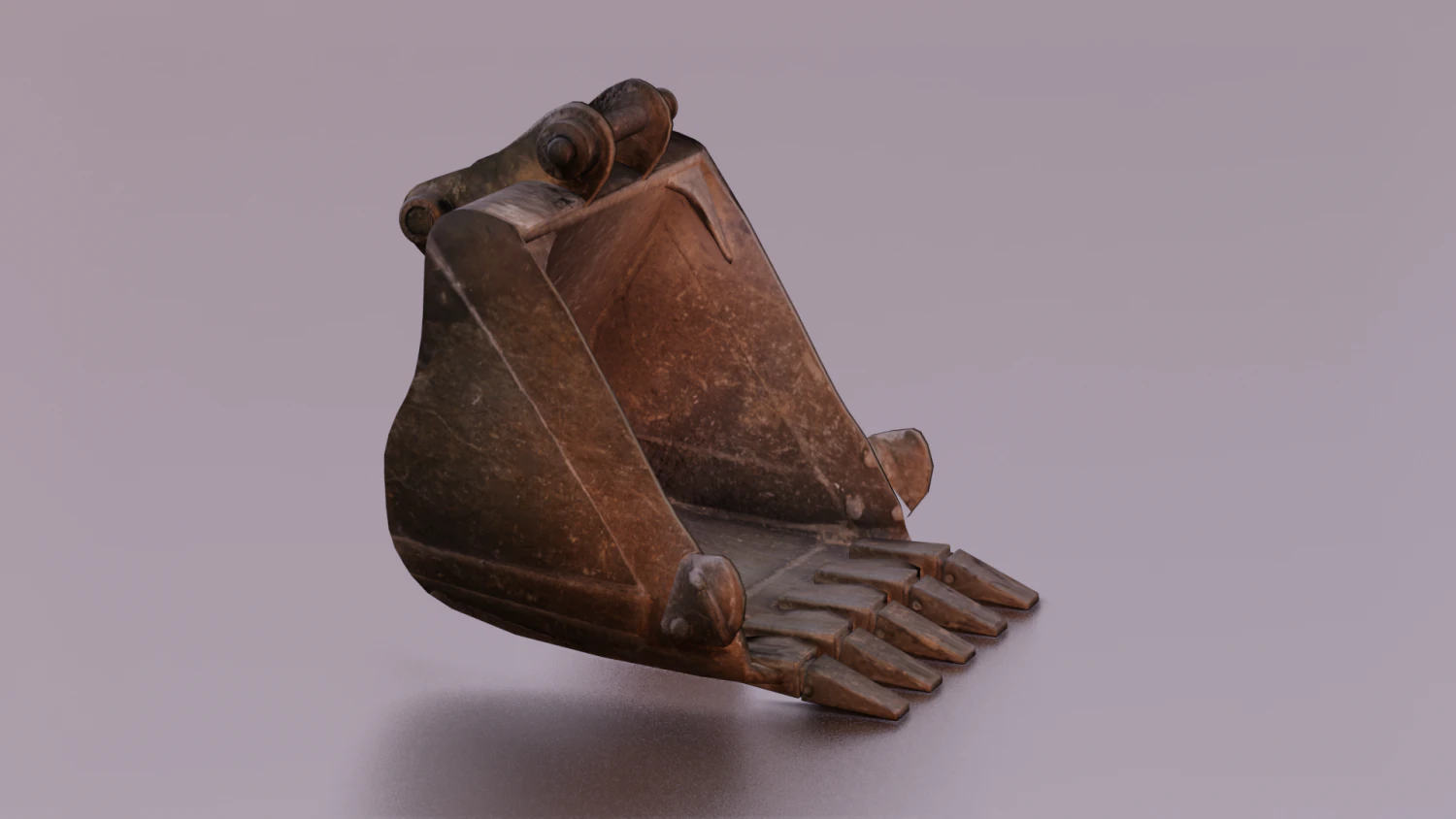 EXCAVATOR MACHINE PART LOW POLY GAMEREADY 3D Model .c4d .max .obj .3ds .fbx .stl .blend 