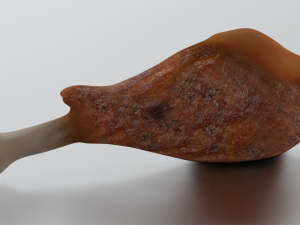 CHICKEN LEG LOW POLY GAMEREADY 3Dモデル