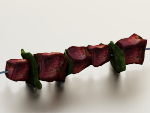 BARBEQUE LOW POLY GAMEREADY Modelo 3D