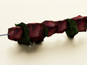 BARBEQUE LOW POLY GAMEREADY Modèle 3D