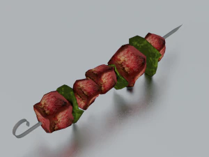 BARBEQUE LOW POLY GAMEREADY 3D Model