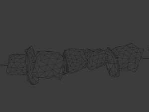 BARBEQUE LOW POLY GAMEREADY Modèle 3D