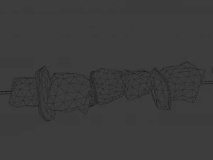 BARBEQUE LOW POLY GAMEREADY 3D Model