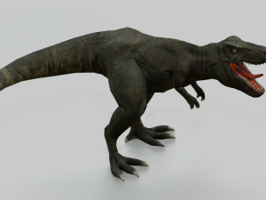 DINOSAUR LOW POLY GAMEREADY 3D Model