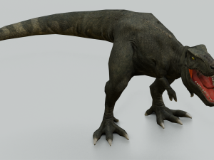 DINOSAUR LOW POLY GAMEREADY 3D Model