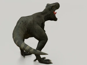 DINOSAUR LOW POLY GAMEREADY 3D Model