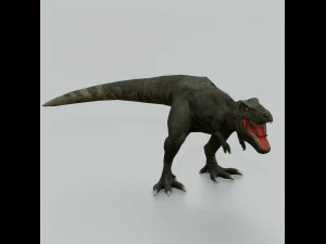 DINOSAUR LOW POLY GAMEREADY 3D Model