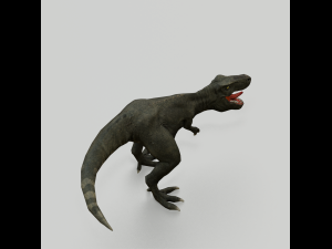 DINOSAUR LOW POLY GAMEREADY 3D Model
