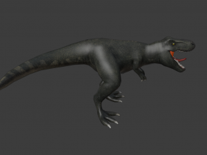 DINOSAUR LOW POLY GAMEREADY 3D Model