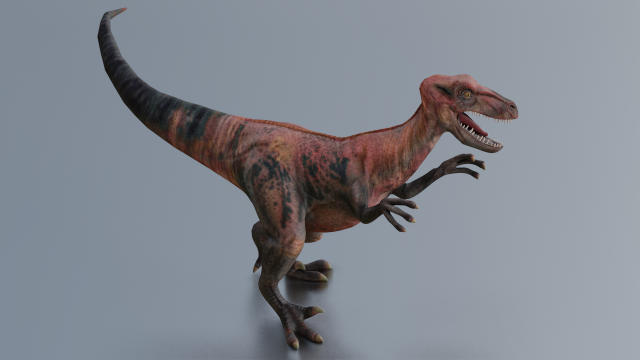 DINOSAUR LOW POLY GAMEREADY 3D MODEL Modelo 3D .c4d .max .obj .3ds .fbx .stl .blend 