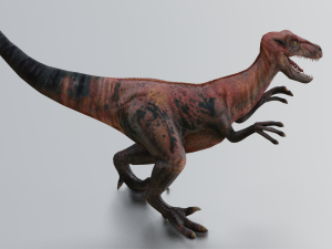 DINOSAUR LOW POLY GAMEREADY 3D MODEL Modelo 3D