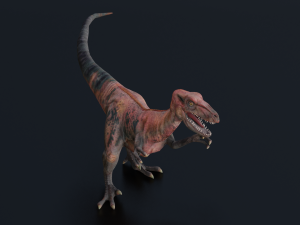 DINOSAUR LOW POLY GAMEREADY 3D MODEL Modelo 3D