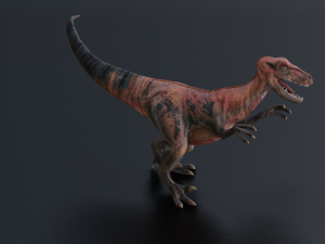 DINOSAUR LOW POLY GAMEREADY 3D MODEL Modelo 3D