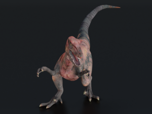 DINOSAUR LOW POLY GAMEREADY 3D MODEL Modelo 3D