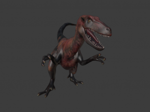 DINOSAUR LOW POLY GAMEREADY 3D MODEL Modelo 3D