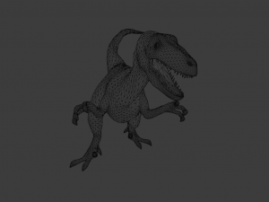 DINOSAUR LOW POLY GAMEREADY 3D MODEL Modelo 3D
