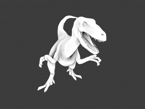 DINOSAUR LOW POLY GAMEREADY 3D MODEL Modelo 3D