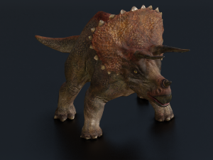 DINOSAUR LOW POLY GAMEREADY Modelo 3D