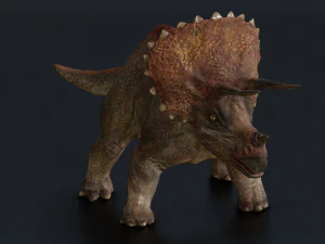 DINOSAURIO LOW POLI LISTO PARA EL JUEGO Modelo 3D