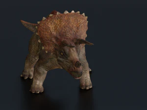 DINOSAURIO LOW POLI LISTO PARA EL JUEGO Modelo 3D