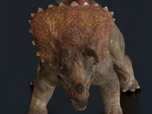 DINOSAURIO LOW POLI LISTO PARA EL JUEGO Modelo 3D